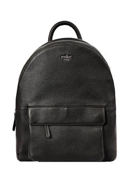 Eske - Black Xavier Genuine Leather Backpack