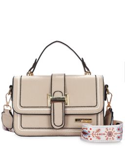 LUVOKSI - Trendy Sling Bag Casual Beige (M)