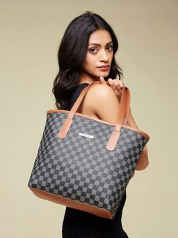 FARGO - Pu Womens Stylish Tote Bag Black