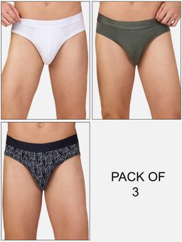 Being Human - Men Multi-Color Printed Briefs (Pack of 3)