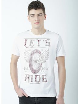 Huetrap - Mens White Short Sleeve T-Shirt