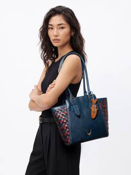 Hidesign - Genuine Leather Woodstock 03 Midnight Blue Shoulder Bag (L)