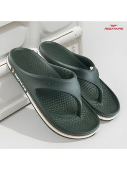 Red Tape - Men Green Eva Comfort Flip Flops