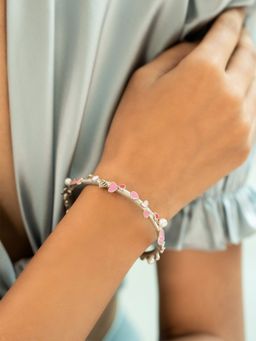 Shaya by CaratLane - For The Love of Breaking Barriers Heart Bracelet In Oxidized 925 Silver