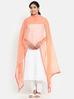 Fabindia - Cotton Silk Embroidery Women Dupatta