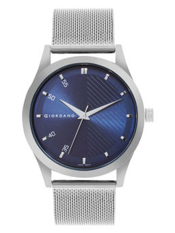 Giordano - Men Analog Metal Strap 3 Hands Mechanism Wrist Watch - Navy Blue (GZ-50110-11) (M)