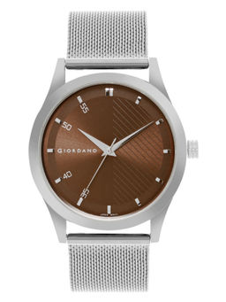 Giordano - Men Analog Metal Strap 3 Hands Mechanism Wrist Watch - Brown (GZ-50110-33) (M)
