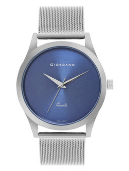 Giordano - Men Analog Metal Strap 3 Hands Mechanism Wrist Watch - Blue (GZ-50111-22) (M)
