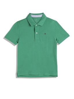 Tommy Hilfiger - Boys Green Colour Polo T-Shirt