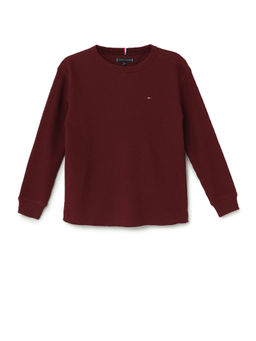 Tommy Hilfiger - Boys Maroon Colour T-Shirt