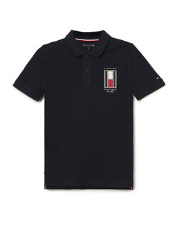 Tommy Hilfiger - Boys Navy Blue Colour Polo T-Shirt