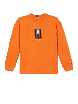 Tommy Hilfiger - Boys Orange Colour T-Shirt