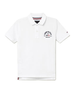Tommy Hilfiger - Boys White Colour Polo T-Shirt