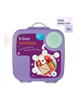 b.box - Purple Leakproof Bento 5 Compartments Lunchbox (5 Years)