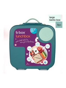 b.box - Green Leakproof Bento 5 Compartments Lunchbox (5 Years)