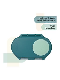 b.box - Green Leakproof 2 Section Compact Snack box (12-18 Months)