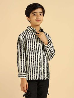 Bugandbees - Black Striped Boy Shirt