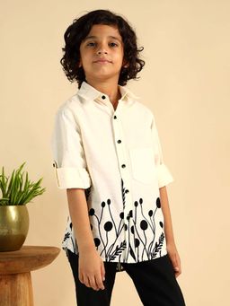 Bugandbees - Floral Printed Pure Cotton Casual Shirt
