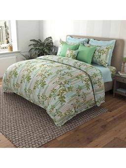 By ADAB - MSC San Flower 400 TC Bed Sheet (Set of 3)