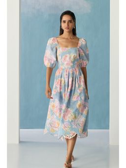 Ancestry - Sky Blue Blossom Dress
