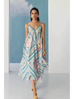 Ancestry - Ivory Floral Mosaic Dress