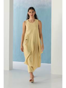 Ancestry - Beige Flared Dress