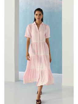 Ancestry - Pink Meadow Lace Dress