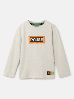 United Colors of Benetton - Regular Fit Round Neck Printed Pattern T-Shirt