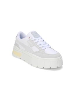 Puma - Mayze Stack Luxe Womens Grey & White Sneakers