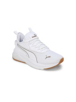 Puma - Amplifier Womens Off White Running Shoes