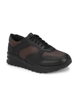 Delize - Men Casual Brown & Black Sneakers