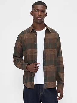 GAP - Men Checks Full Classic Collar Shirt