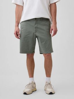 GAP - Men Green Solid Regular Fit Shorts