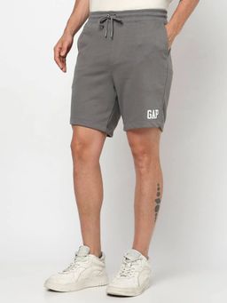 GAP - Men Grey Solid Regular Fit Shorts
