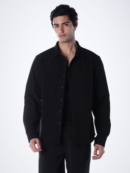 Jack & Jones - Men Regular Fit Black Shirt