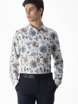 Jack & Jones - Men Slim Fit White Shirt