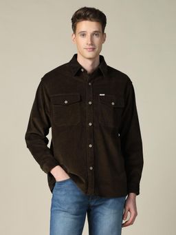 U.S. Polo Assn. Denim Co. - Men's Corduroy Regular Fit Shacket - Brown