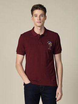 U.S. POLO ASSN. - Men's Textured Regular Fit Polo T-shirt