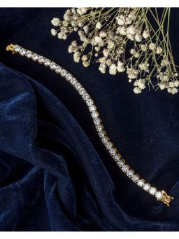 VIVINIA By Vidhi Mehra - Gold Plated Womens Diamond Bracelet