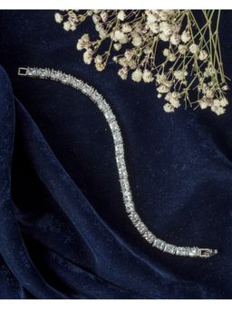 VIVINIA By Vidhi Mehra - Silver Plated Womens Diamond Bracelet