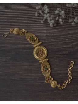 VIVINIA By Vidhi Mehra - Gold Plated Multi Womens Kundan And Polki Bracelet