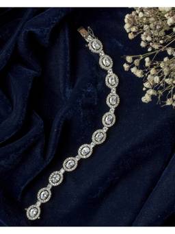 VIVINIA By Vidhi Mehra - Silver Plated Womens Zircon Bracelet