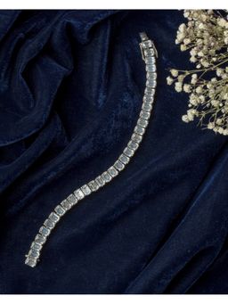 VIVINIA By Vidhi Mehra - Silver Plated Womens Diamond Bracelet