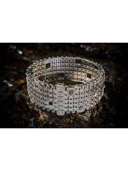 VIVINIA By Vidhi Mehra - Silver Plated Womens Kada