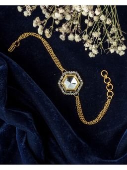 VIVINIA By Vidhi Mehra - Gold Plated Womens Zircon Bracelet