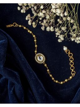 VIVINIA By Vidhi Mehra - Gold Plated Womens Beaded Bracelet