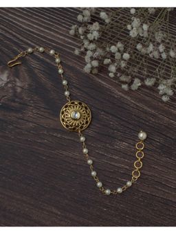 VIVINIA By Vidhi Mehra - Gold Plated Womens Beaded Bracelet