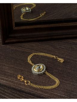 VIVINIA By Vidhi Mehra - Gold Plated Kundan Polki Womens Bracelet