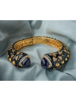 VIVINIA By Vidhi Mehra - Florence Gold Plated Blue Womens Kada
