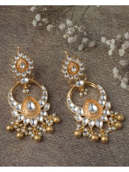 VIVINIA By Vidhi Mehra - Gold Plated Womens Kundan Polki Earrings